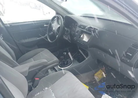 2003 Honda Civic Lx z USA, uszkodzony, nr VIN 2HGES15533H600569